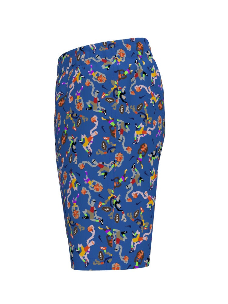 Nike Swim Breaker Big Kids' (Boys') 7" Brief-Lined Volley Short - Blue Crystal alternate image 1