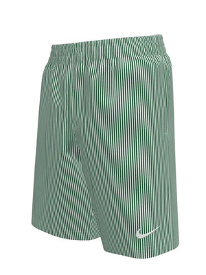 Nike Swim Breaker Big Kids' (Boys') Ripple Texture 7" Brief-Lined Volley Short - Malachite
