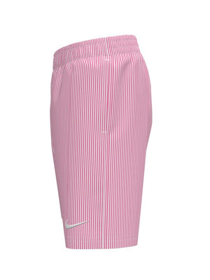 Nike Swim Breaker Big Kids' (Boys') Ripple Texture 7" Brief-Lined Volley Short - Pink Glow alternate image 1