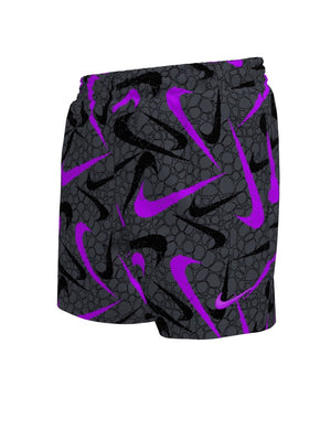 Nike Swim Breaker Big Kids' (Boys') 4" Brief-Lined Volley Short - Black