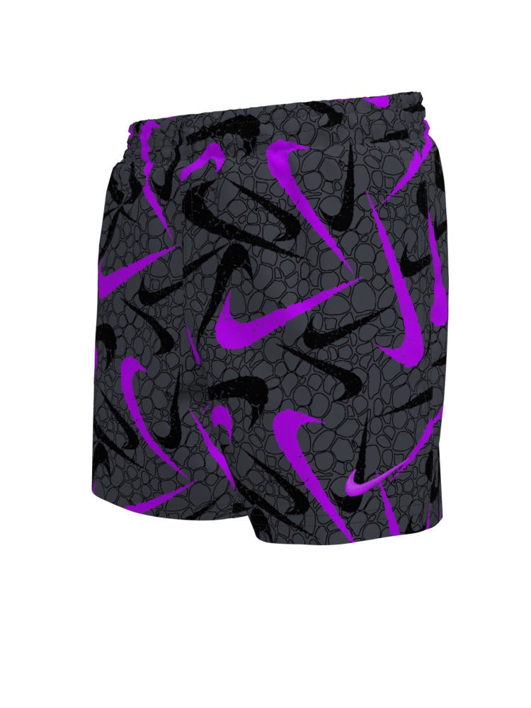 Nike Swim Breaker Big Kids' (Boys') 4" Brief-Lined Volley Short - Black