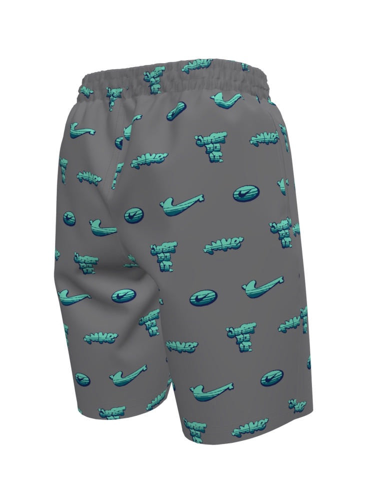 Nike Swim Breaker Big Kids' (Boys') 7" Brief-Lined Volley Short - Bleached Turq alternate image 2