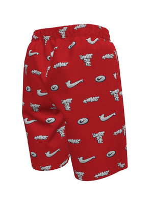 Nike Swim Breaker Big Kids' (Boys') 7" Brief-Lined Volley Short - University Red alternate image 2