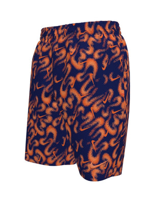 Nike Swim Breaker Big Kids' (Boys') 7" Brief-Lined Volley Short - Midnight Navy