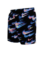 Nike Swim Breaker Big Kids' (Boys') 4" Brief-Lined Volley Short - Black
