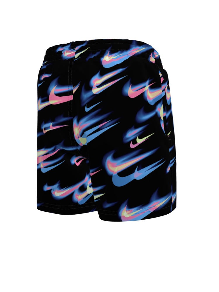 Nike Swim Breaker Big Kids' (Boys') 4" Brief-Lined Volley Short - Black alternate image 2