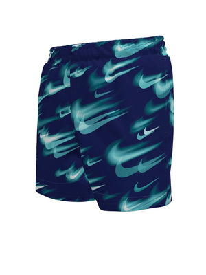 Nike Swim Breaker Big Kids' (Boys') 4" Brief-Lined Volley Short - Blue
