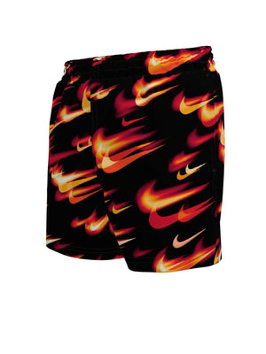 Nike Swim Breaker Big Kids' (Boys') 4" Brief-Lined Volley Short - University Red