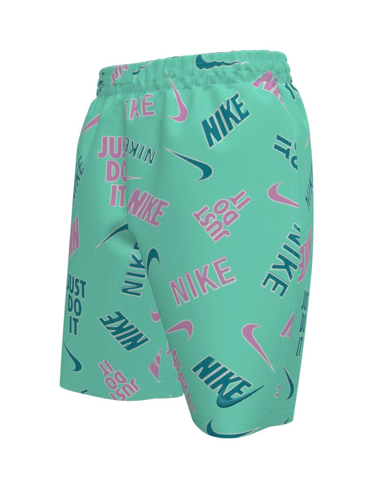 Nike Swim Breaker Big Kids' (Boys') 7" Brief-Lined Volley Short - Energy