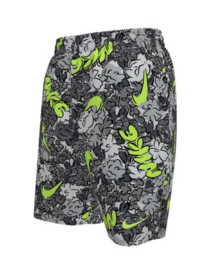 Nike Swim Breaker Big Kids' (Boys') 7" Boxer Volley Short - Wolf Grey