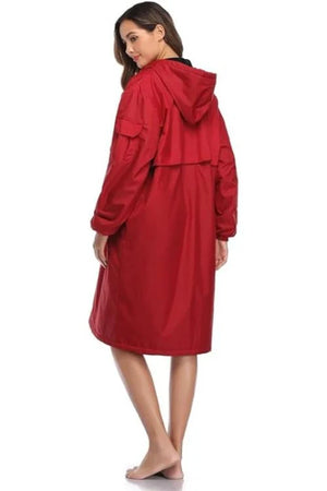 Adoretex Unisex Team Solid Swim Parka w/ Velcro Flaps - 27