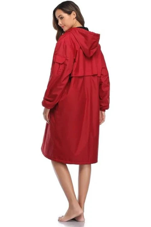 Adoretex Unisex Team Solid Swim Parka w/ Velcro Flaps - 27