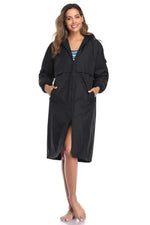 Adoretex Unisex Team Solid Swim Parka w/ Velcro Flaps - 27
