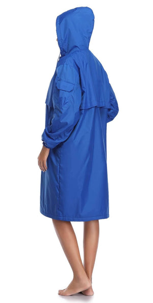 Adoretex Unisex Team Solid Swim Parka w/ Velcro Flaps - 27