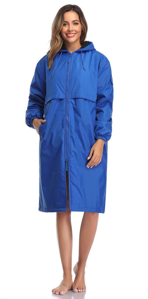Adoretex Unisex Team Solid Swim Parka w/ Velcro Flaps - 27