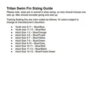 Tritan Short Blade Training Swim Fins - 27