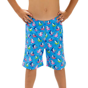Dolfin Uglies Little Dolfin Boys' Fin Floats Print Swim Trunks - 26