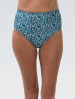 Women's Aquashape Dot Print High-Waisted Contemporary Brief - Dot Print High-Waisted front-model