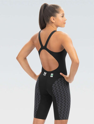 Women's FirstStrike Black Open Back Knee - Black Open Back Knee back-extra