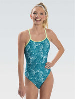 Women's Uglies Petals Diver Back One Piece - Petals Diver Back front-extra