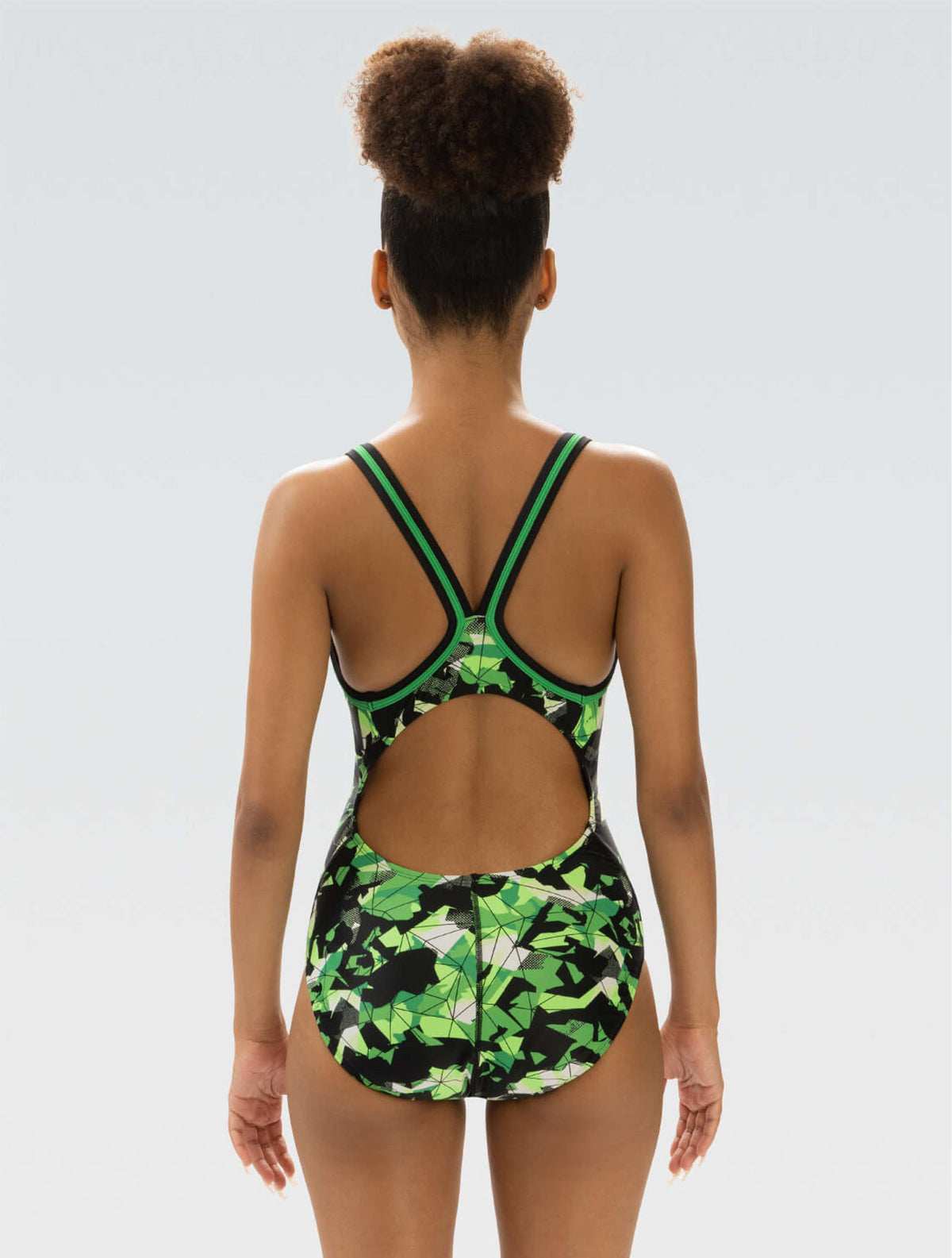 XtraSleek Implode Green DBX Back One Piece - Implode Green back