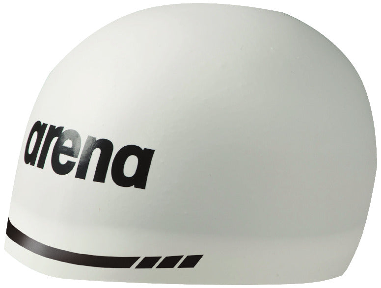Arena Unisex 3D Soft USA Racing Swim Cap - White
