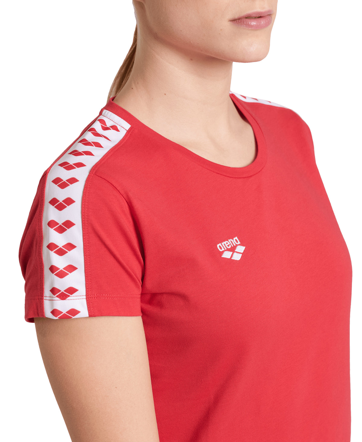 Arena Women's Team T-Shirt - Red / White / Red