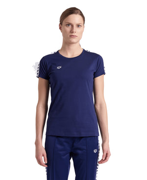 Arena Women's Team T-Shirt - Navy / White / Navy