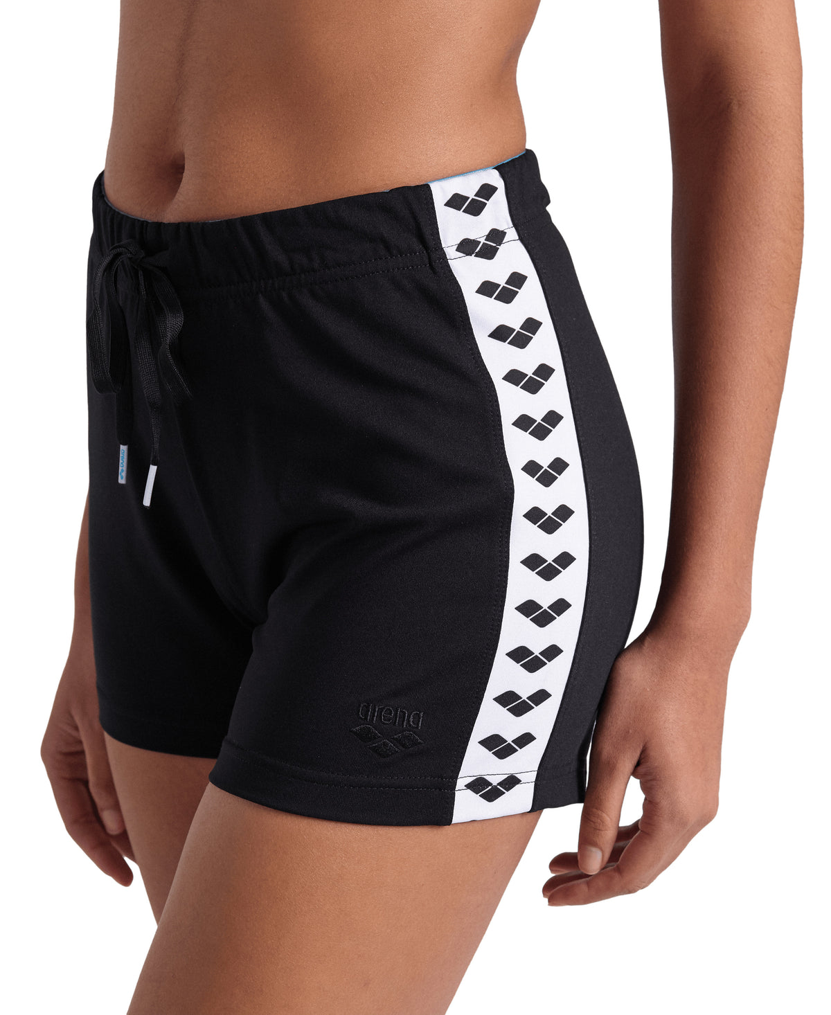 Arena Women's Lorella Team Shorts - Black / White / Black