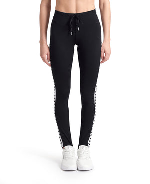 Arena Women's Caroline Team Stirrup Tights - Black / White / Black