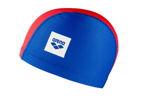 Arena Kids' Junior Unix II Swim Cap - Blue-Red