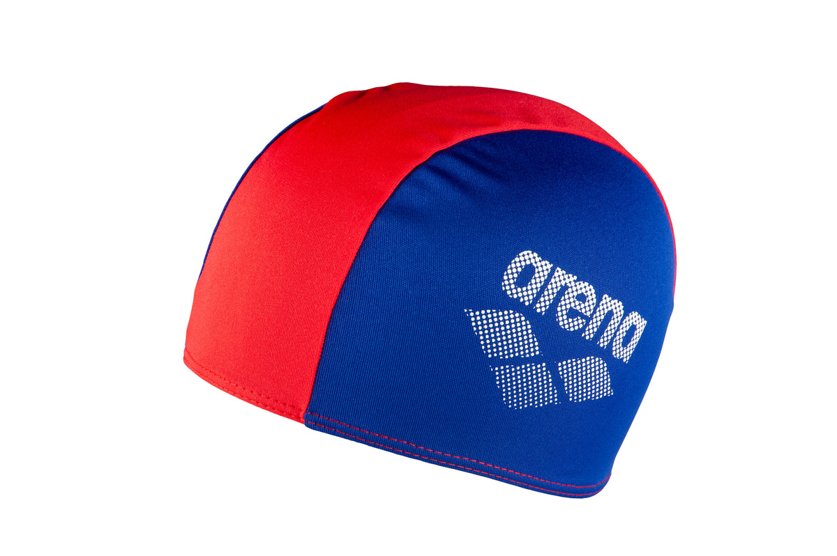 Arena Kids' Junior Polyester II Swim Cap - Royal Red