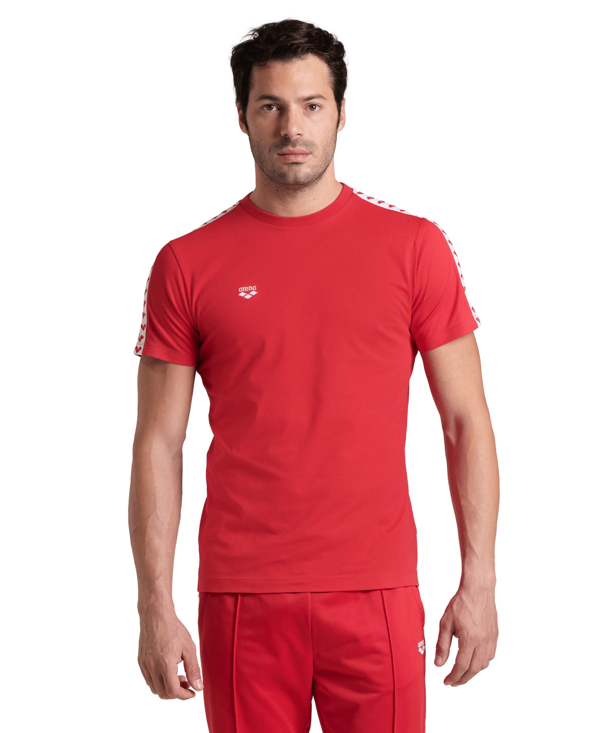 Arena Men's Team T-Shirt - Red / White / Red
