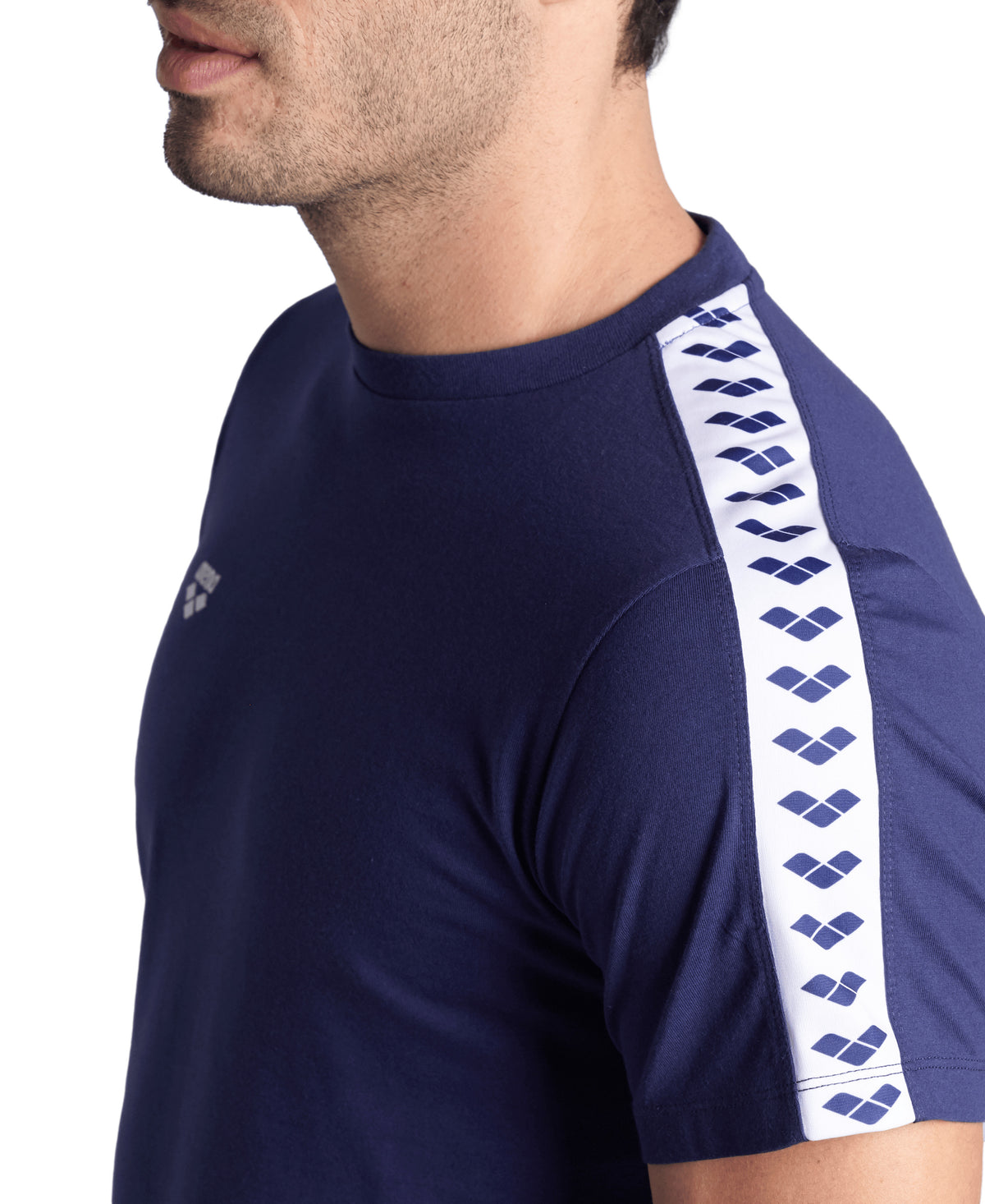 Arena Men's Team T-Shirt - Navy / White / Navy