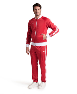 Arena Men's Team Relax Jacket - Red / White / Red