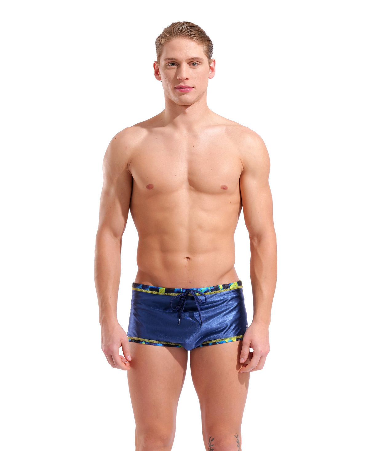 Arena Men's Reversible Drag Suit Short - BLACK MULTI