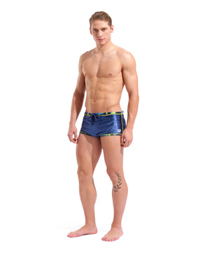 Arena Men's Reversible Drag Suit Short - BLACK MULTI
