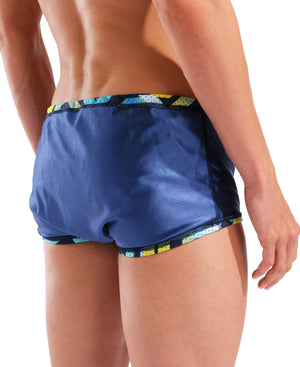 Arena Men's Reversible Drag Suit Short - NAVY-MULTI