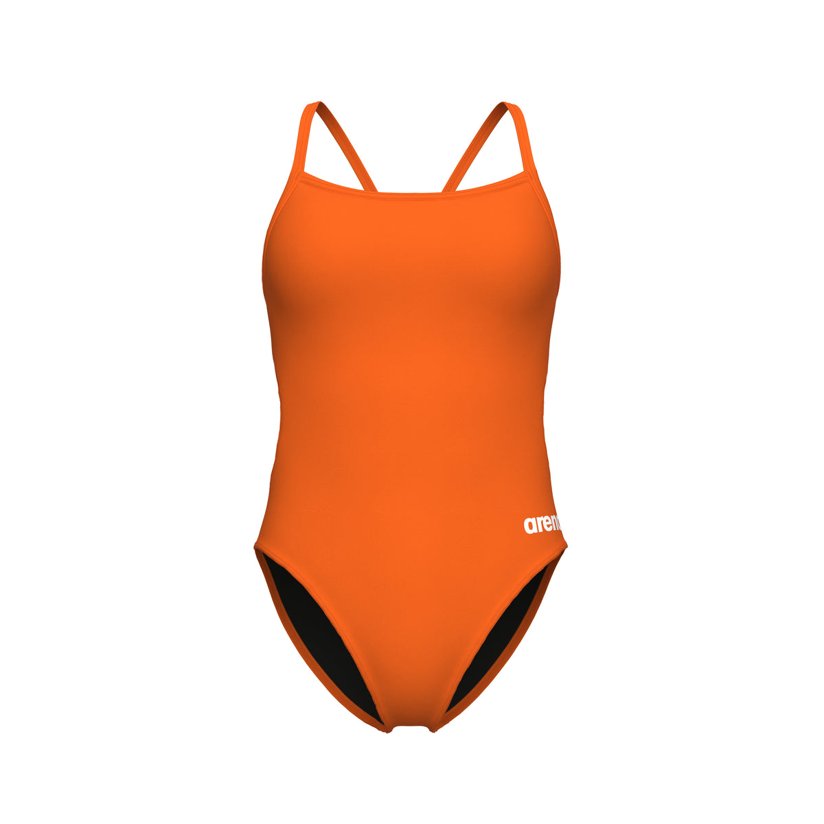 Arena Performance Women's Solid Team Challenge Swimsuit - TEAM ORANGE