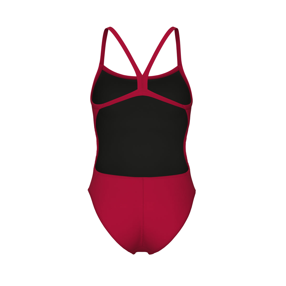 Arena Performance Women's Solid Team Challenge Swimsuit - RED-WHITE