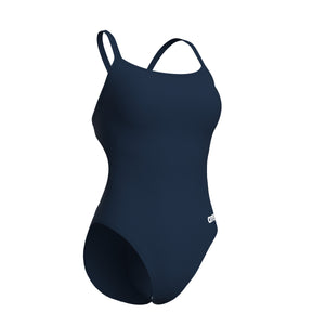 Arena Performance Women's Solid Team Challenge Swimsuit - NAVY-WHITE