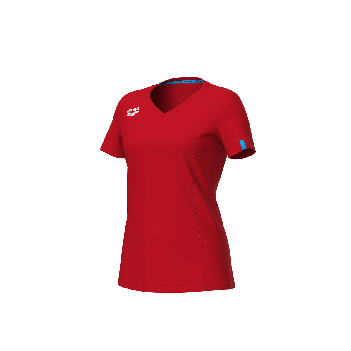 Arena Team Women's Panel T-Shirt - Red
