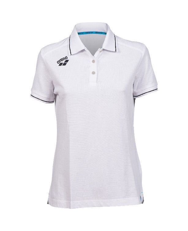 Arena Team Women's Solid Cotton Polo t-shirt - color 100