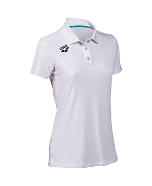 Arena Team Women's Solid Polo shirt - White
