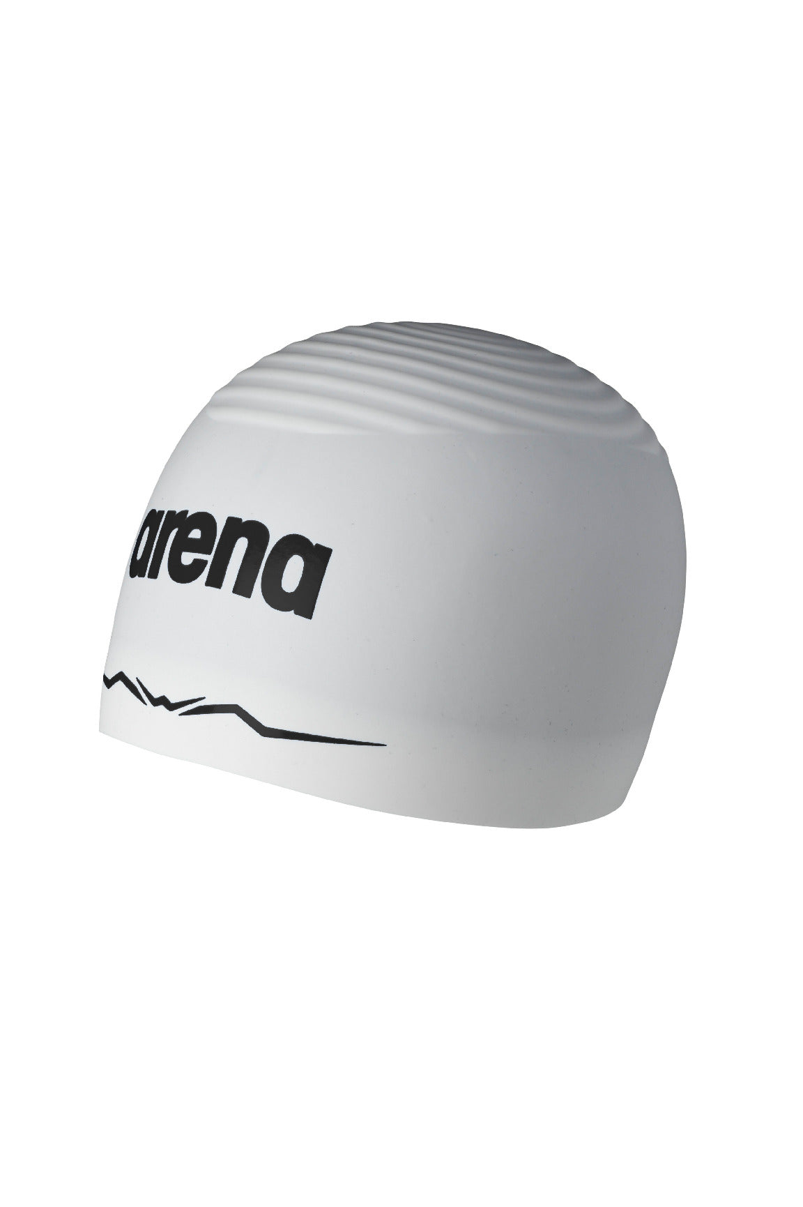 Arena Unisex Aquaforce Racing Swim Cap - White-Black