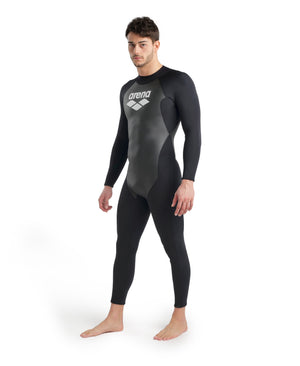 Arena Men's Aquaventure Full Wetsuit - on-body view
