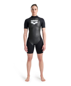 Arena Women's Aquaventure Shorty Wetsuit - on-body view