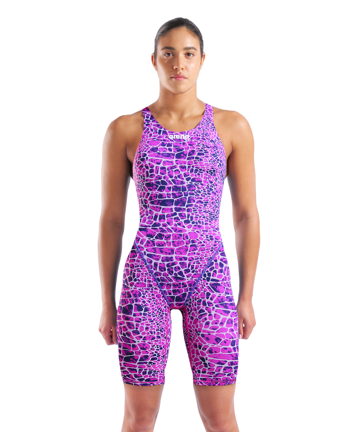 Arena Women's Powerskin ST Next Limited Edition Open Back Tech Suit - Snake Pink