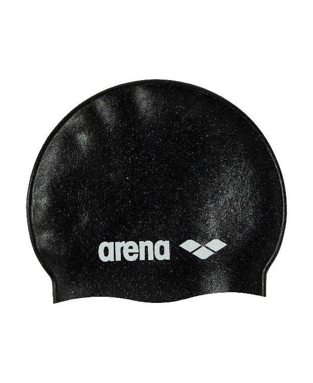 Arena Unisex Silicone Swim Cap - Black Multi