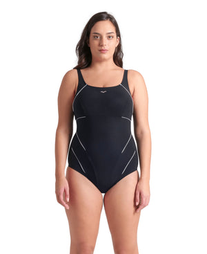 Arena Jewel One Piece R - Black / White